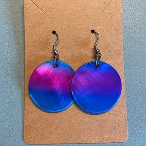 Ombré shell earrings